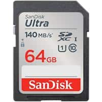 SanDisk Ultra Memory UHS-I SDXC Card 64 GB Black