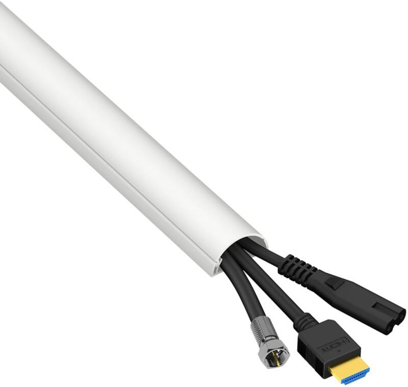 D-Line Cable Trunking White 3 cm x 1.5 cm x 1 m