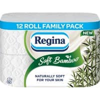 Regina Soft Bamboo Toilet Paper 3 Ply 421391 Pack of 12