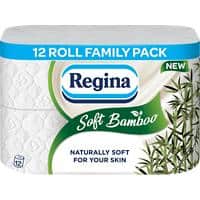 Regina Soft Bamboo Toilet Paper 3 Ply 421391 Pack of 12