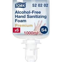 Tork Hand Sanitiser Foam Scented Transparent S4 1L Pack of 6