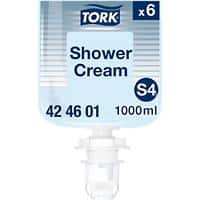 Tork Shower Gel Liquid Freshly Scented Light Blue S4 1L Pack of 6