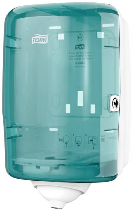 Tork M3 Centrefeed Dispenser Plastic Turqoise, White