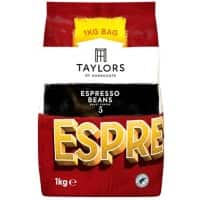 Taylors of Harrogate Coffee Beans Espresso Balanced, Medium Roast with hints of Chocolate and Citrus Arabica 1000 g