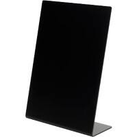 Deflecto Sign Holder A4 Portrait 1 Countertop Rectangle 21.1 (W) x 8.3 (D) x 30 (H) cm Black