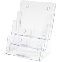 Deflecto Brochure Stand A4 24.5 (W) x 16 (D) x 32.2 (H) cm Transparent