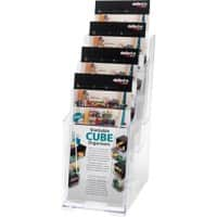 Deflecto Brochure Stand DL 12 (W) x 20 (D) x 25.5 (H) cm Transparent