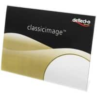 Deflecto Sign Holder A3 Landscape 1 Countertop Rectangle 42 (W) x 11 (D) x 30.3 (H) cm Transparent