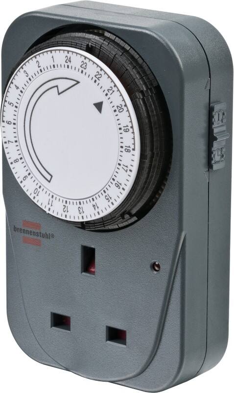brennenstuhl Timer 24 Hour Black