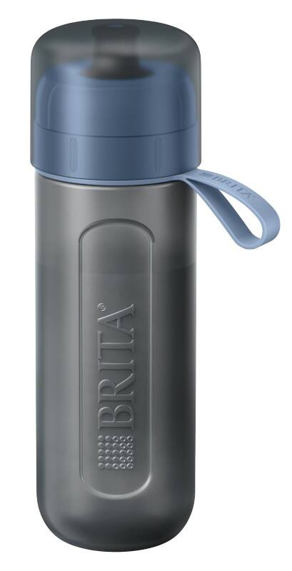 BRITA Sports Water Filter Bottle Active Dark Blue 600 ml