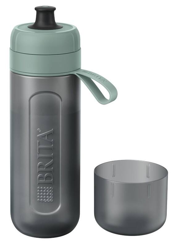 BRITA Sports Water Filter Bottle Active Dark Green 600 ml