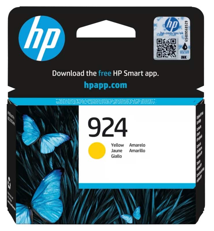 HP 924 Original Ink Cartridge 4K0U5NE Yellow