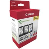 Canon 575, 576 Original Ink Cartridge Black, Cyan, Magenta, Yellow Multipack of 3