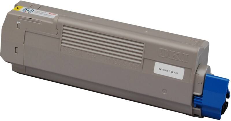 OKI C610 Original Toner Cartridge 44315305 Yellow