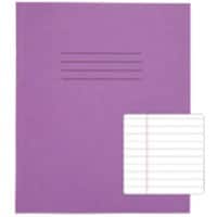 Rhino Exercise Book A5+ Ruled Stapled Side Bound Manila Purple Not perforated  48 Pages Pack of 100