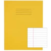 Rhino Exercise Book A5+ Ruled Stapled Side Bound Manila Yellow Not perforated  80 Pages Pack of 100