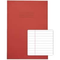 Rhino Exercise Book A4 Stapled Manila Red 80 Pages Pack of 50