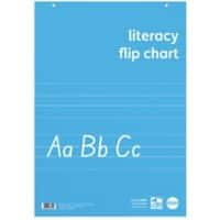 Rhino Education Literacy Flipchart Pad Ruled A1 30 Leaf Pack of 5