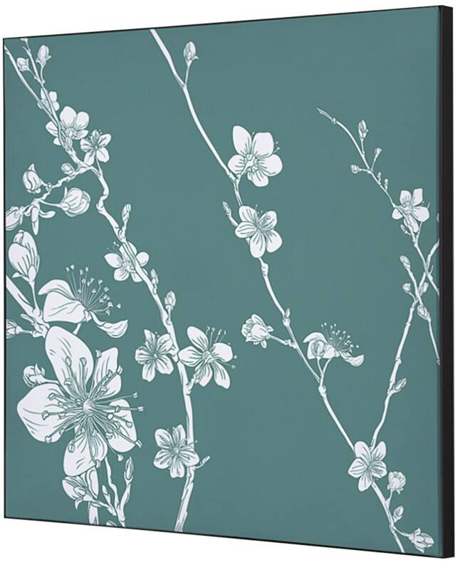SHOWDOWN Japanese Blossom Textile Wall Decoration Multicolour Aluminium