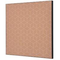 SHOWDOWN Hexagon Textile Wall Decoration Multicolour Aluminium