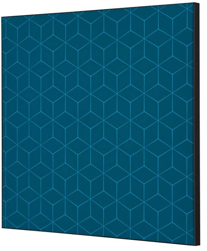 SHOWDOWN Hexagon Textile Wall Decoration Multicolour Aluminium