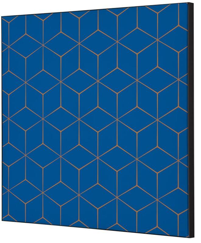 SHOWDOWN Hexagon Textile Wall Decoration Multicolour Aluminium