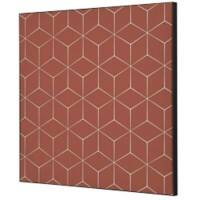 SHOWDOWN Hexagon Textile Wall Decoration Multicolour Aluminium