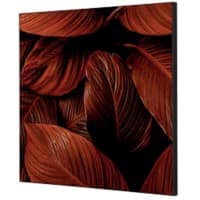 SHOWDOWN Botanical Leaves Textile Wall Decoration Multicolour Aluminium