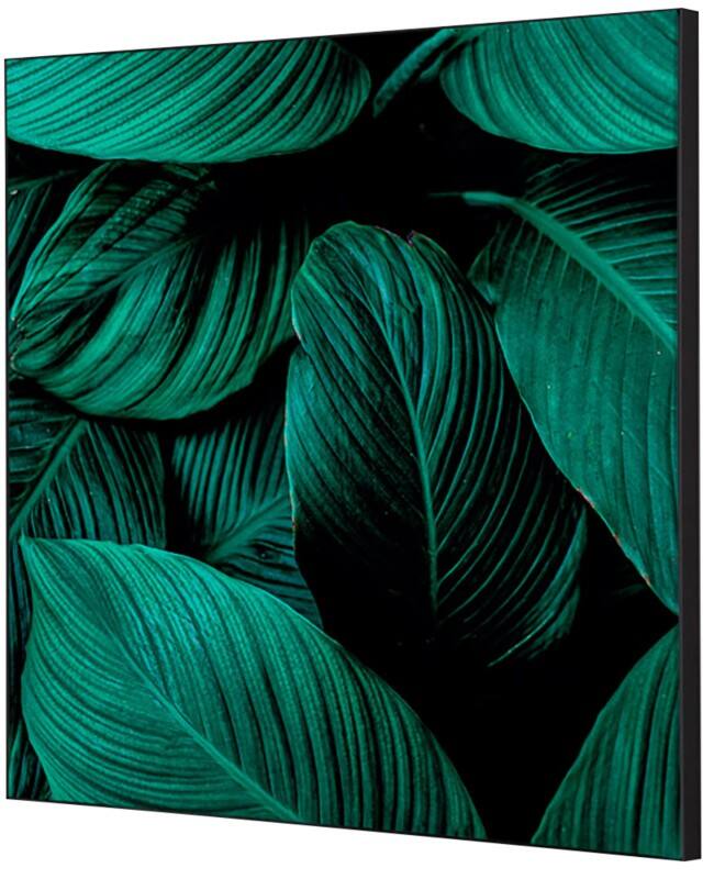 SHOWDOWN Botanical Leaves Textile Wall Decoration Multicolour Aluminium