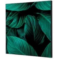 SHOWDOWN Botanical Leaves Textile Wall Decoration Multicolour Aluminium