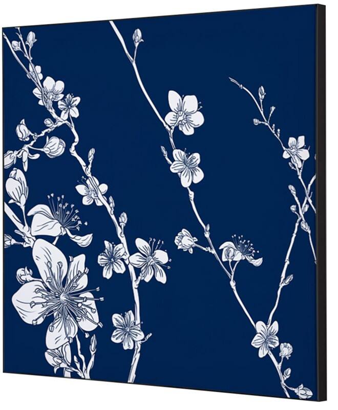 SHOWDOWN Japanese Blossom Textile Wall Decoration Multicolour Aluminium