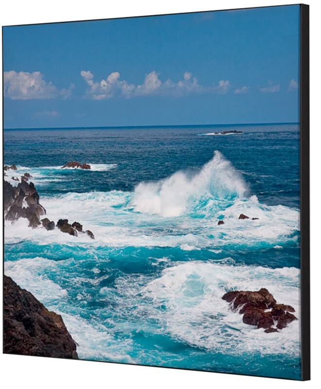 SHOWDOWN Sea Waves Textile Wall Decoration Multicolour Aluminium