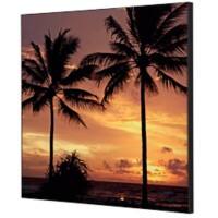 SHOWDOWN Palmtrees Sunset Textile Wall Decoration Multicolour Aluminium