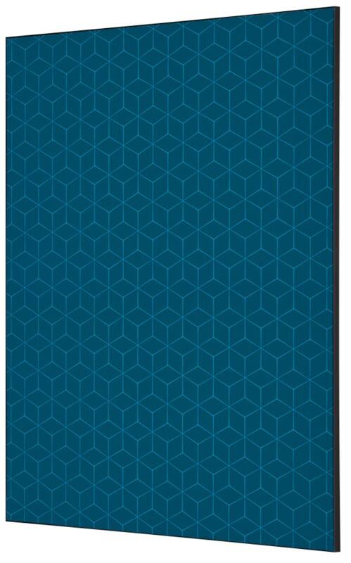 SHOWDOWN Hexagon Textile Wall Decoration Multicolour Aluminium