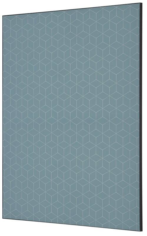 SHOWDOWN Hexagon Textile Wall Decoration Multicolour Aluminium