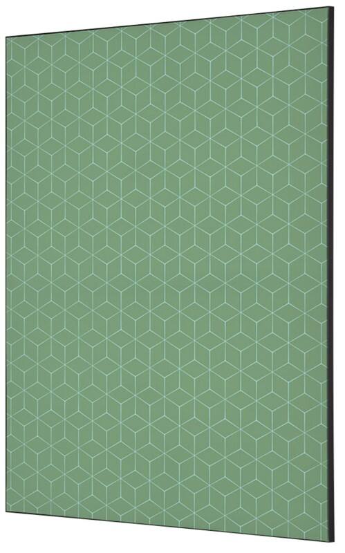 SHOWDOWN Hexagon Textile Wall Decoration Multicolour Aluminium
