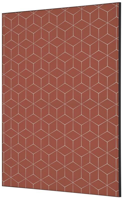 SHOWDOWN Hexagon Textile Wall Decoration Multicolour Aluminium