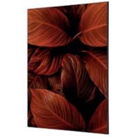 SHOWDOWN Botanical Leaves Textile Wall Decoration Multicolour Aluminium