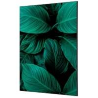 SHOWDOWN Botanical Leaves Textile Wall Decoration Multicolour Aluminium