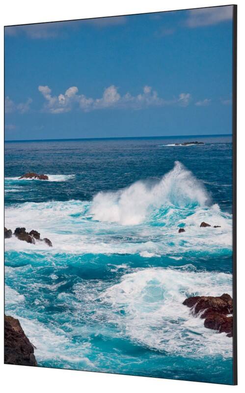 SHOWDOWN Sea Waves Textile Wall Decoration Multicolour Aluminium