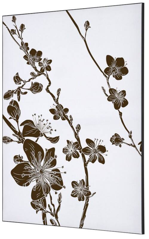 SHOWDOWN Japanese Blossom Textile Wall Decoration Multicolour Aluminium