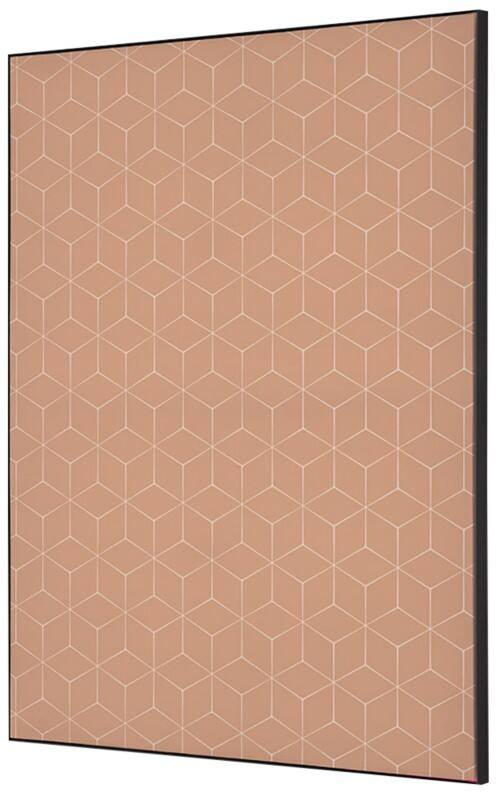 SHOWDOWN Hexagon Textile Wall Decoration Multicolour Aluminium