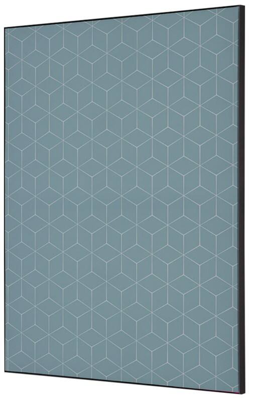 SHOWDOWN Hexagon Textile Wall Decoration Multicolour Aluminium