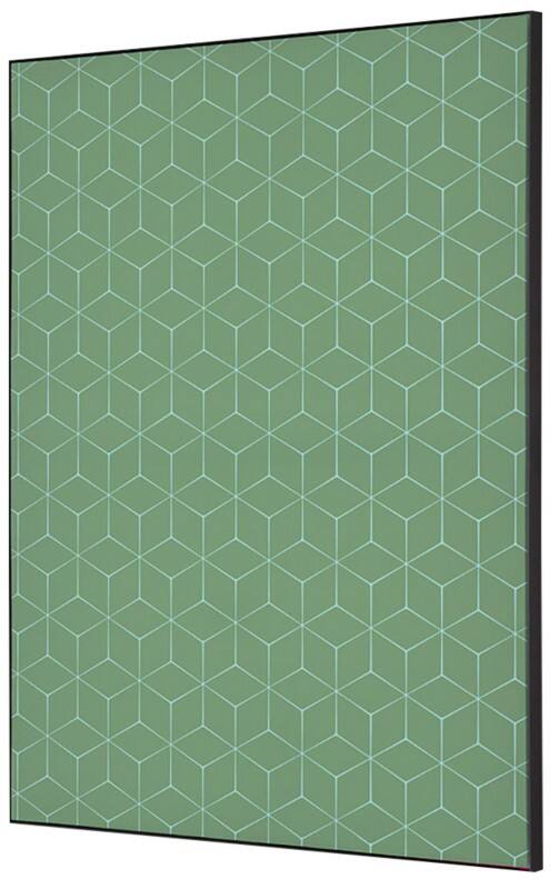 SHOWDOWN Hexagon Textile Wall Decoration Multicolour Aluminium
