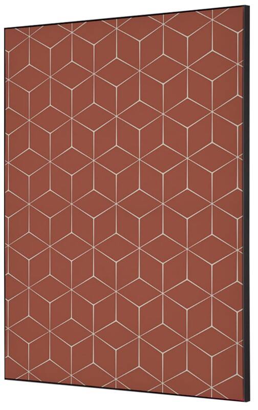 SHOWDOWN Hexagon Textile Wall Decoration Multicolour Aluminium