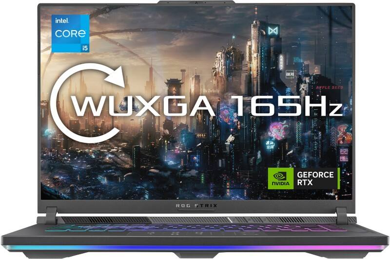 ASUS ROG G614JU-N3147W Laptop 40.6 cm (16") 13th Gen i5-13450HX 16 GB NVIDIA GeForce RTX 4050 Windows 11 Home