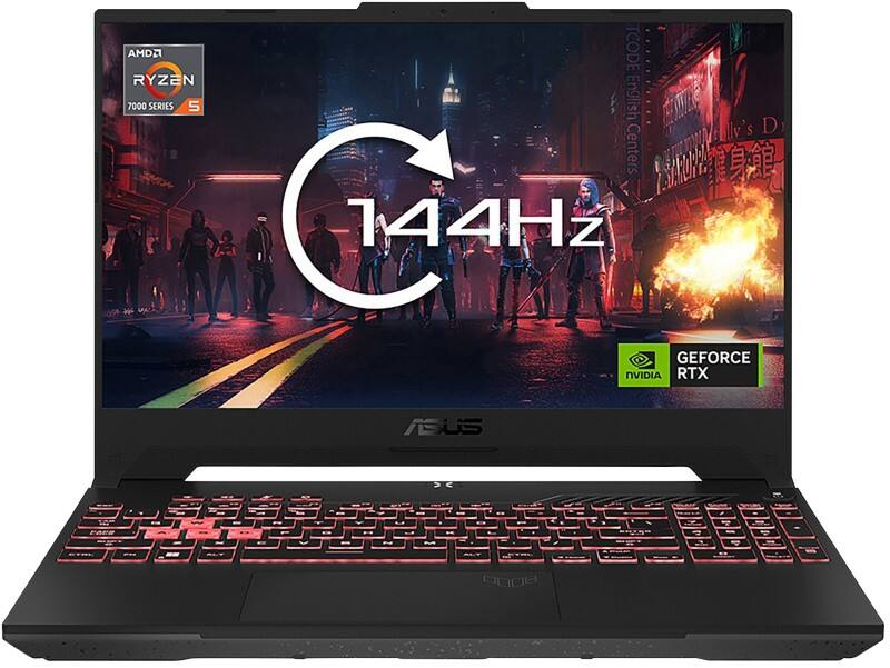 ASUS TUF Gaming FA507NU-LP101W Laptop 39.6 cm (15.6") 7535HS 3.3 GHz 16 GB NVIDIA GeForce RTX 4050 Windows 11 Home