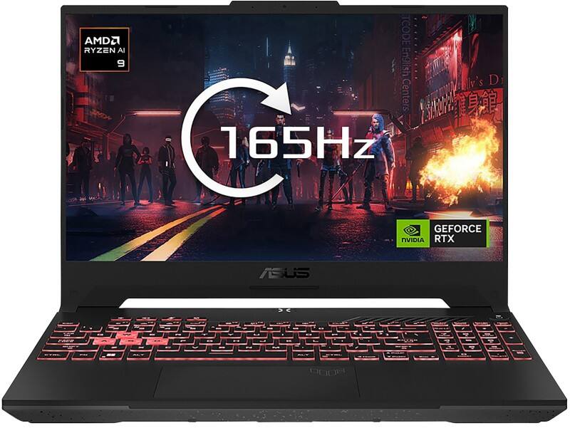 ASUS TUF Gaming FA507UI-HQ008W Laptop 39.6 cm (15.6") 8945H 4 GHz 32 GB NVIDIA GeForce RTX 4070 Windows 11 Home