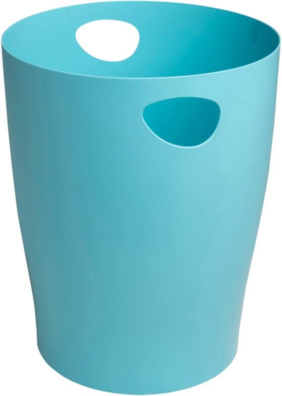 Exacompta Skandi Paper Bin Frosted Blue PP (Polypropylene) 45333D 15 L