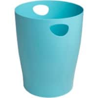 Exacompta Skandi Paper Bin Frosted Blue PP (Polypropylene) 45333D 15 L